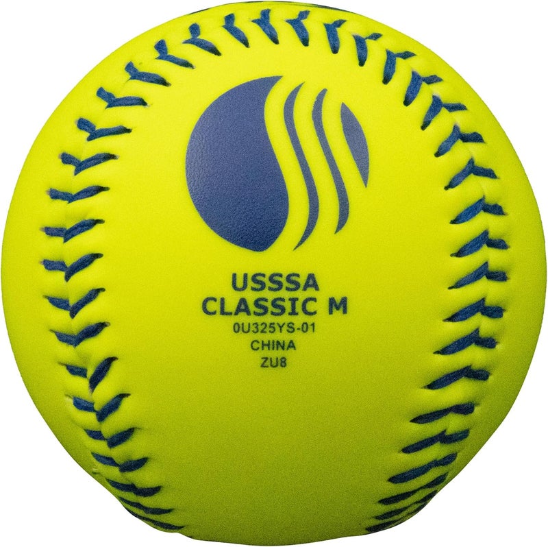 Baden USSSA Classic M Slowpitch Softballs - 12" Synthetic Cover for Enhanced Durability | Official Game Balls for Competitive Play | 12-Pack - Image 2